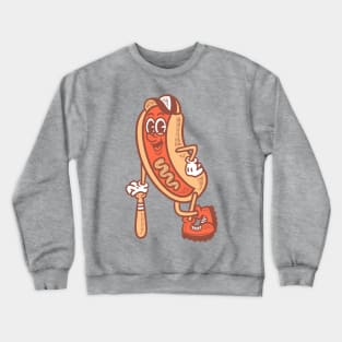 Baseball hot dog Crewneck Sweatshirt